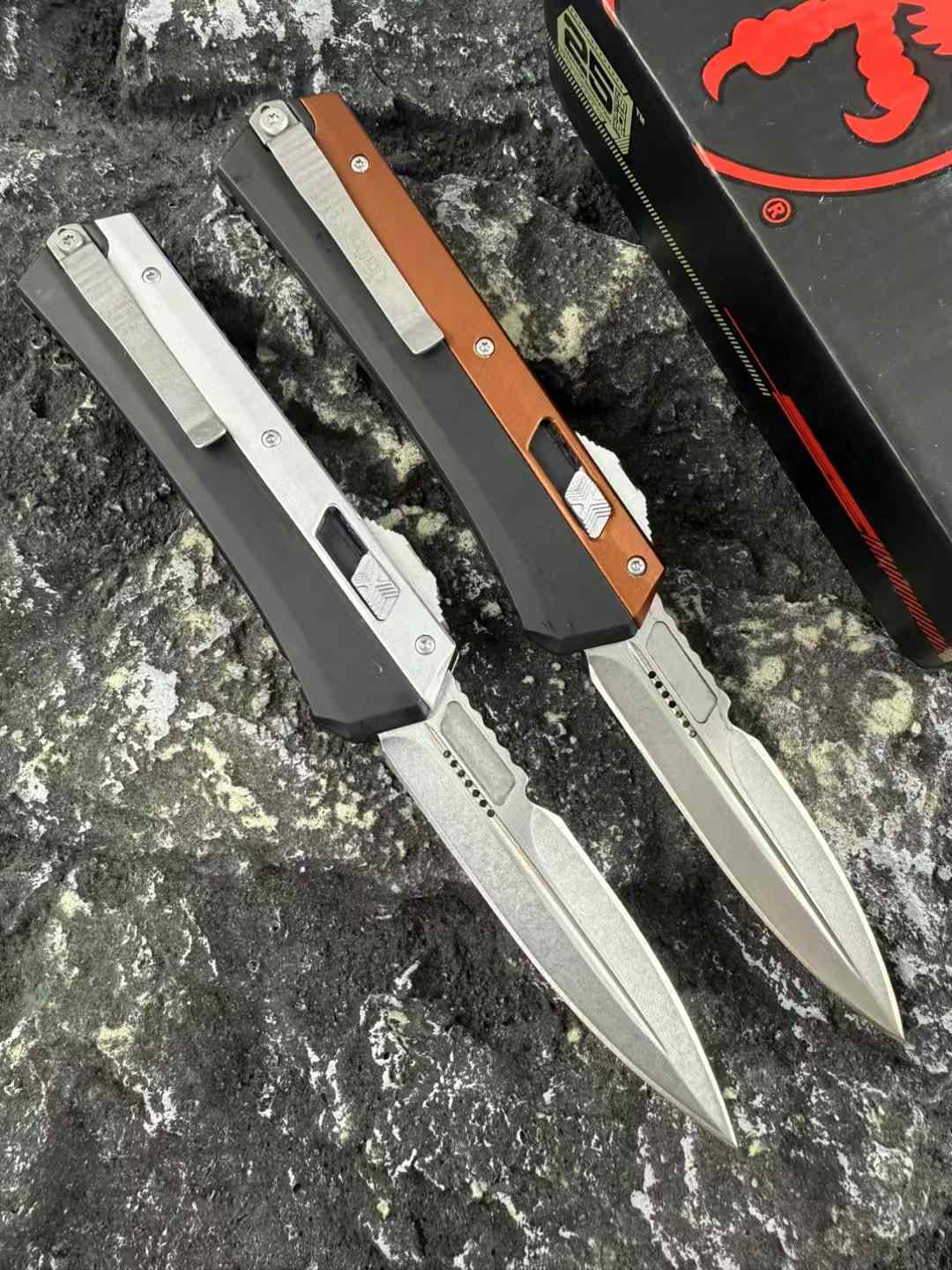 Snake King Straight Jump Knife - Tophatter Daily Deals