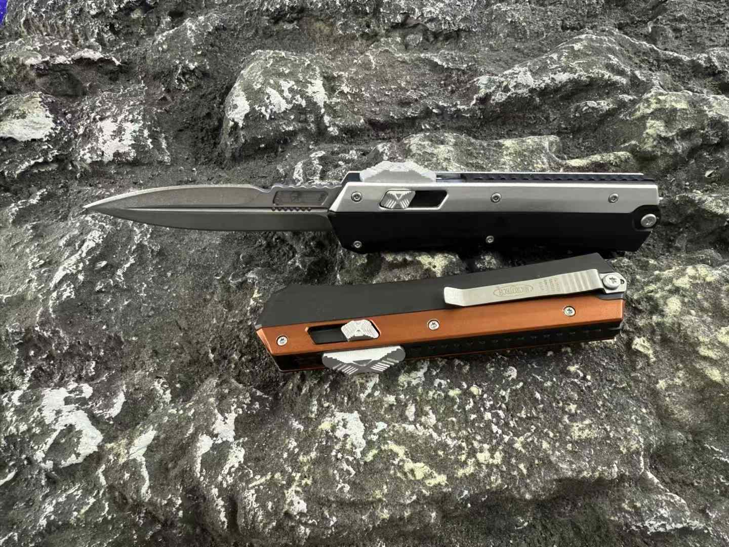 Snake King Straight Jump Knife - Tophatter Daily Deals