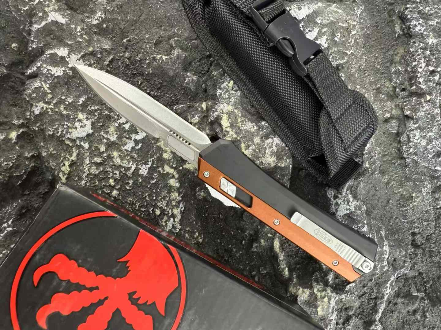 Snake King Straight Jump Knife - Tophatter Daily Deals