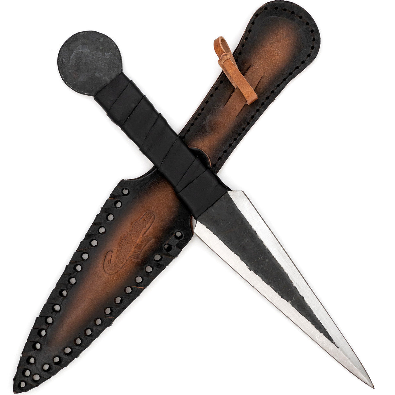 Soaring Heights Forged Carbon Steel Medieval Viking Style Throwing Dagger Knife Knives - Tophatter Daily Deals