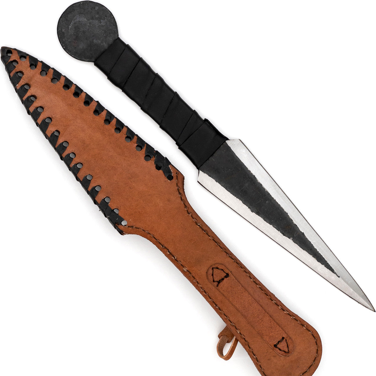 Soaring Heights Forged Carbon Steel Medieval Viking Style Throwing Dagger Knife Knives - Tophatter Daily Deals