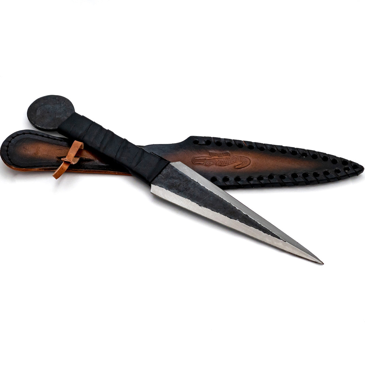Soaring Heights Forged Carbon Steel Medieval Viking Style Throwing Dagger Knife Knives - Tophatter Daily Deals