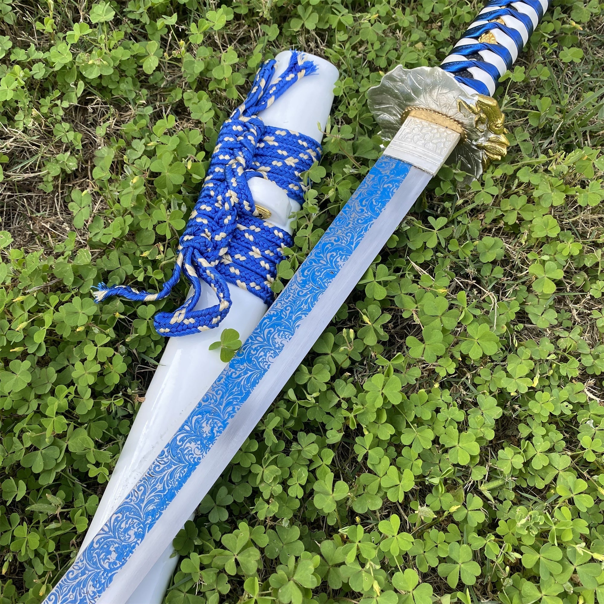 Cool Japanese Samurai Katana - Frog Tsuba - Tophatter Daily Deals