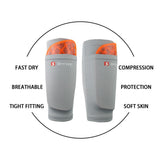 Football Shin Pads With Ankle Protection - Soccer Football Shin Pads Holder Instep Socks Guard Calf Sleeves for Kids Adults Soccer - Tophatter Daily Deals