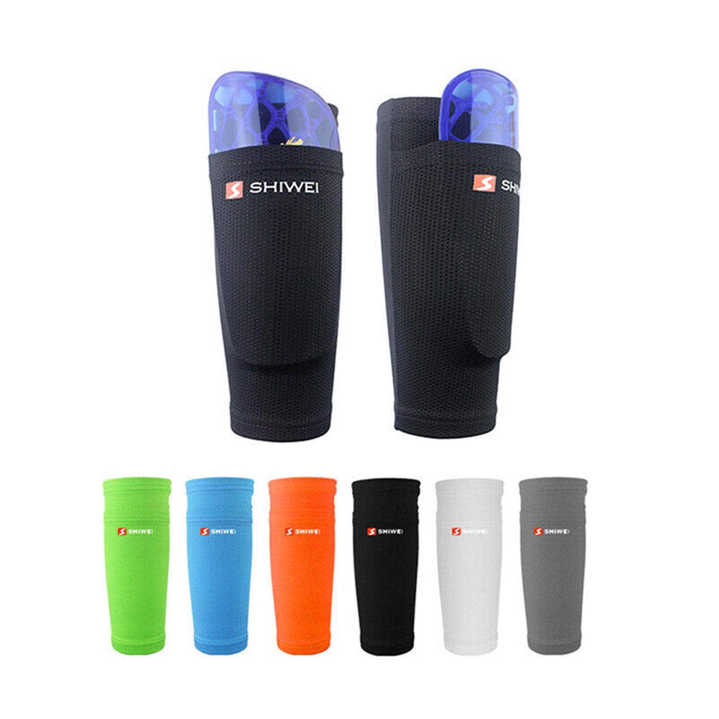 Football Shin Pads With Ankle Protection - Soccer Football Shin Pads Holder Instep Socks Guard Calf Sleeves for Kids Adults Soccer - Tophatter Daily Deals