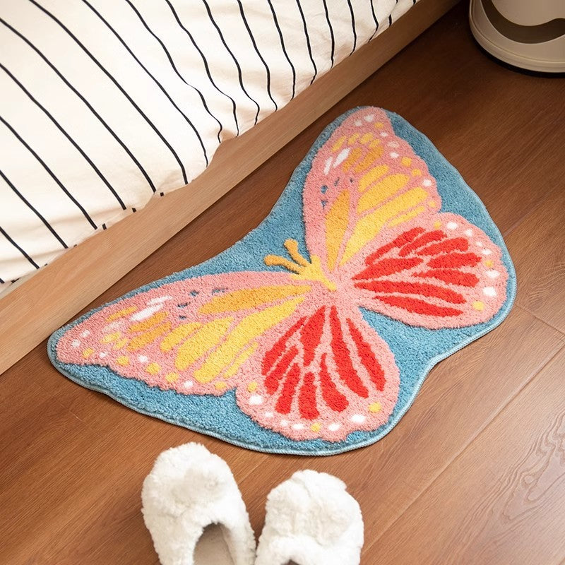 Soft & Cozy Butterfly Rug Room Rugs - Tophatter Daily Deals
