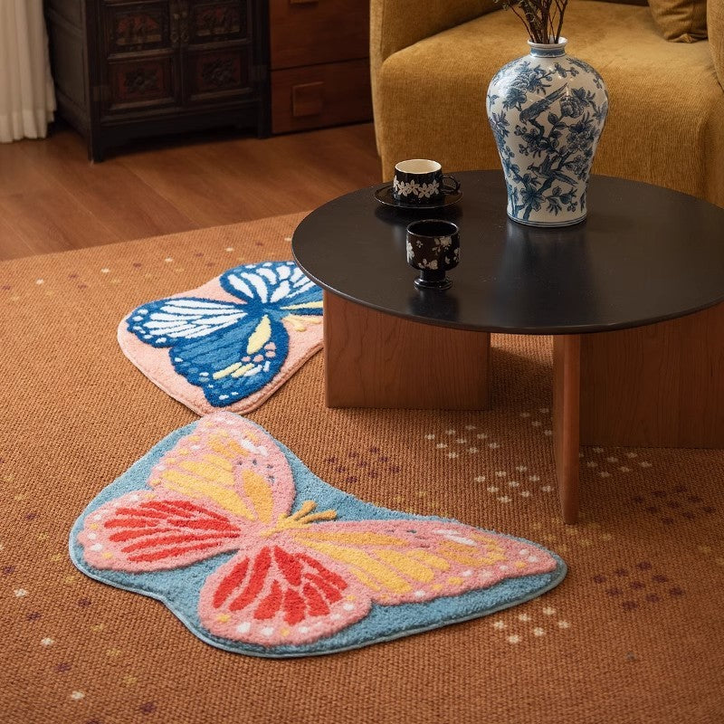 Soft & Cozy Butterfly Rug Room Rugs - Tophatter Daily Deals