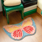 Soft & Cozy Butterfly Rug Pink Room Rugs - Tophatter Daily Deals