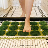 Soft Moss Bathroom Mat Bathmat - Tophatter Daily Deals