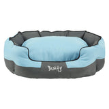 Coolest Dog Beds - Bunty Anchor Soft Dog Bed Waterproof Washable Hardwearing Pet Basket Mat Cushion Blue Apparel & Accessories - Tophatter Daily Deals