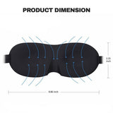 3D Eye Mask - Eye Mask Soft Padded 3D Sleep Sponge Masks Cover Travel aid Rest Blindfold Shade Apparel & Accessories - Tophatter Daily Deals
