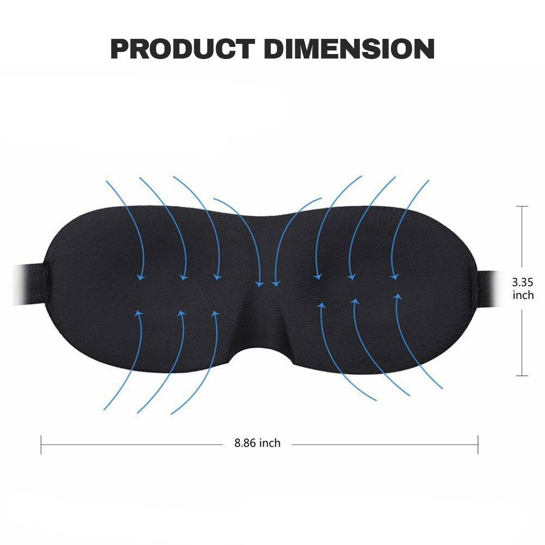 3D Eye Mask - Eye Mask Soft Padded 3D Sleep Sponge Masks Cover Travel aid Rest Blindfold Shade Apparel & Accessories - Tophatter Daily Deals