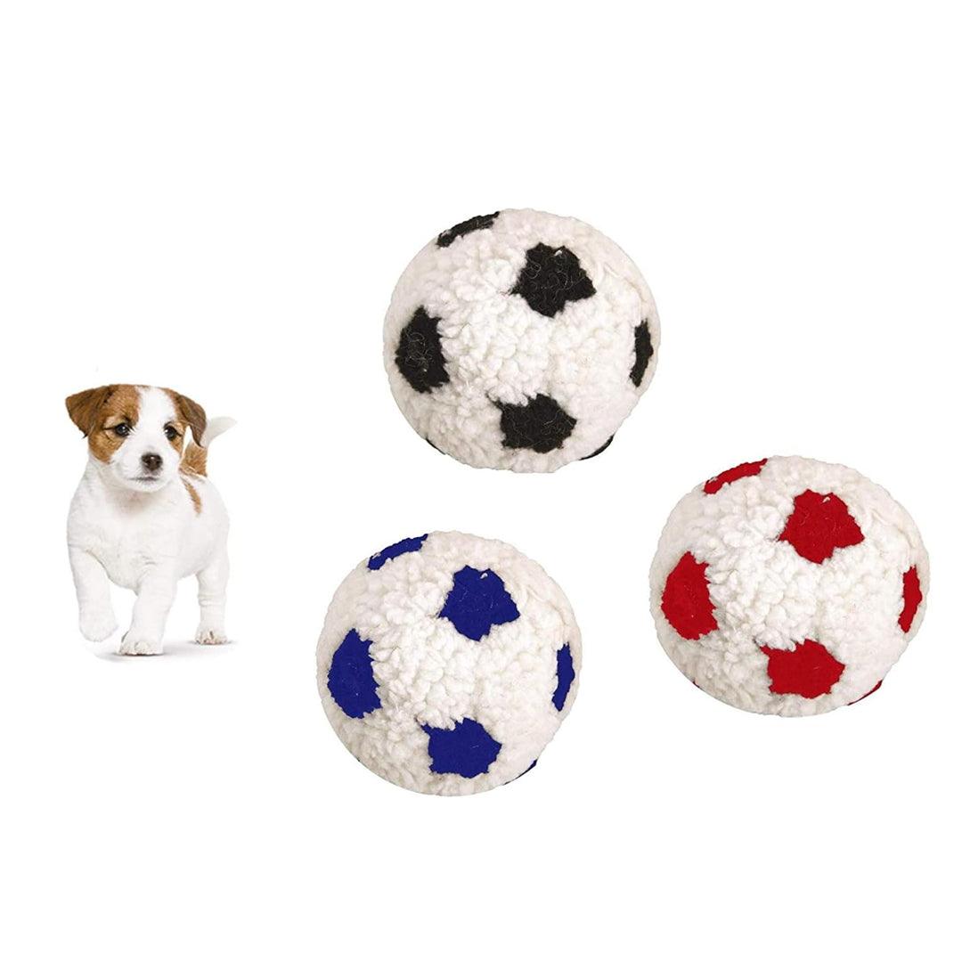 Footballs for Dogs - 23cm Stuffed Plush Dog Puppy Soft Squeaky Football Toy Personal Care - Tophatter Daily Deals