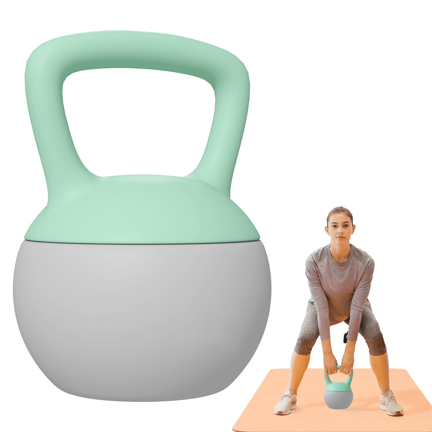 Soft Kettlebell Set - Kettlebell with Soft Body and Non-Slip Handle | Safe & Comfortable for Home & Gym Training Kettlebell - Tophatter Daily Deals