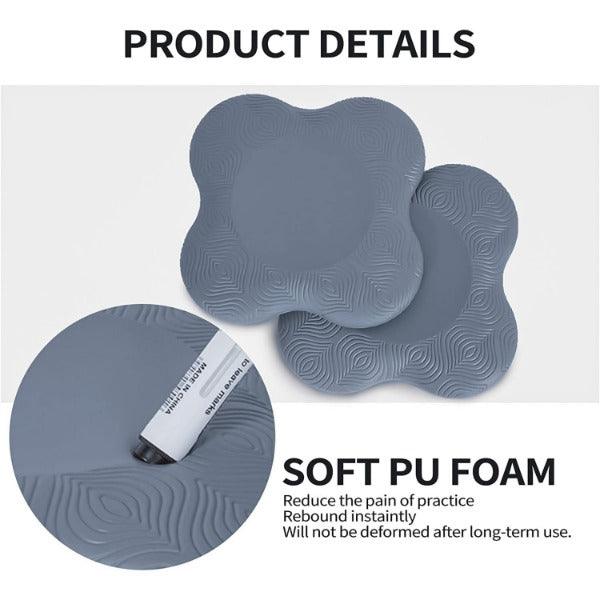 Yoga Pad for Knees - 2Pcs Extra Thick Exercise Knee Pads Soft Nonslip Pilates Kneeling Wrist Hips Hands Elbows Balance Yoga Product - Tophatter Daily Deals