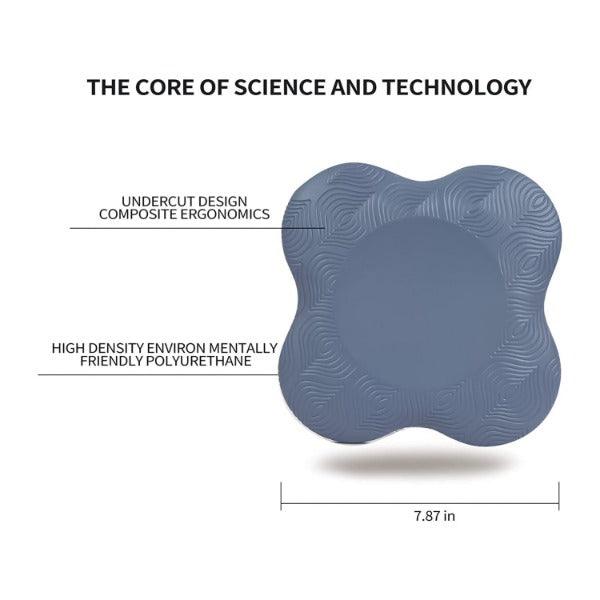 Yoga Pad for Knees - 2Pcs Extra Thick Exercise Knee Pads Soft Nonslip Pilates Kneeling Wrist Hips Hands Elbows Balance Yoga Product - Tophatter Daily Deals