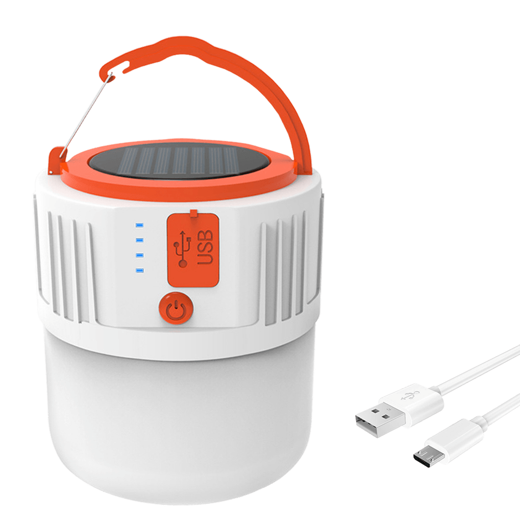 Lights for Camping Tents - Solar 42LEDs Camping Light Tent Lamp USB Rechargeable Lantern Flashlight UK Outdoor Recreation - Tophatter Daily Deals