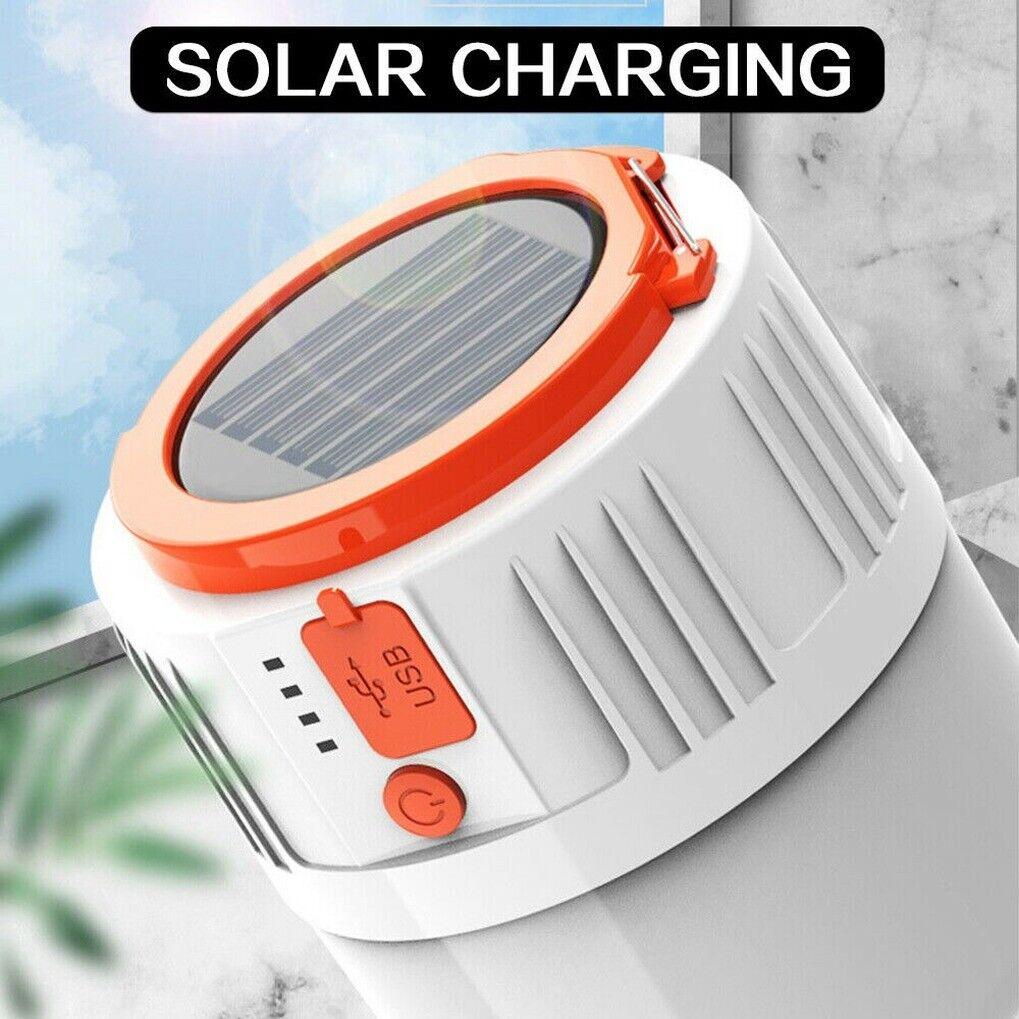 Lights for Camping Tents - Solar 42LEDs Camping Light Tent Lamp USB Rechargeable Lantern Flashlight UK Outdoor Recreation - Tophatter Daily Deals