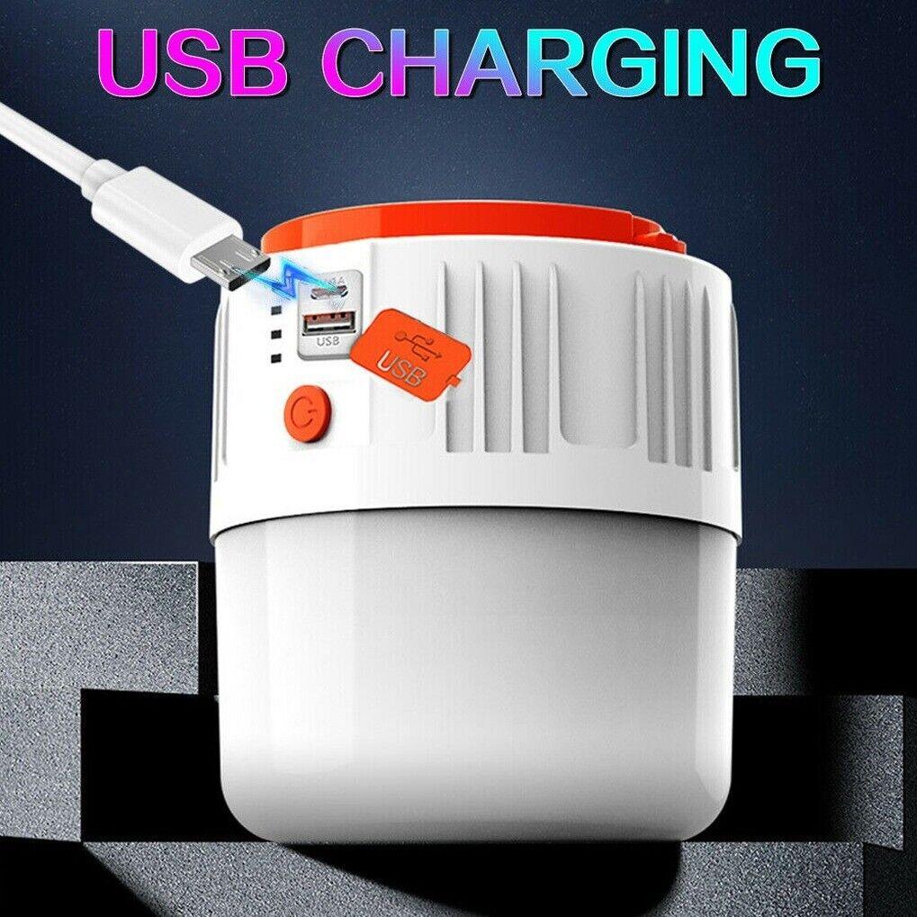 Lights for Camping Tents - Solar 42LEDs Camping Light Tent Lamp USB Rechargeable Lantern Flashlight UK Outdoor Recreation - Tophatter Daily Deals