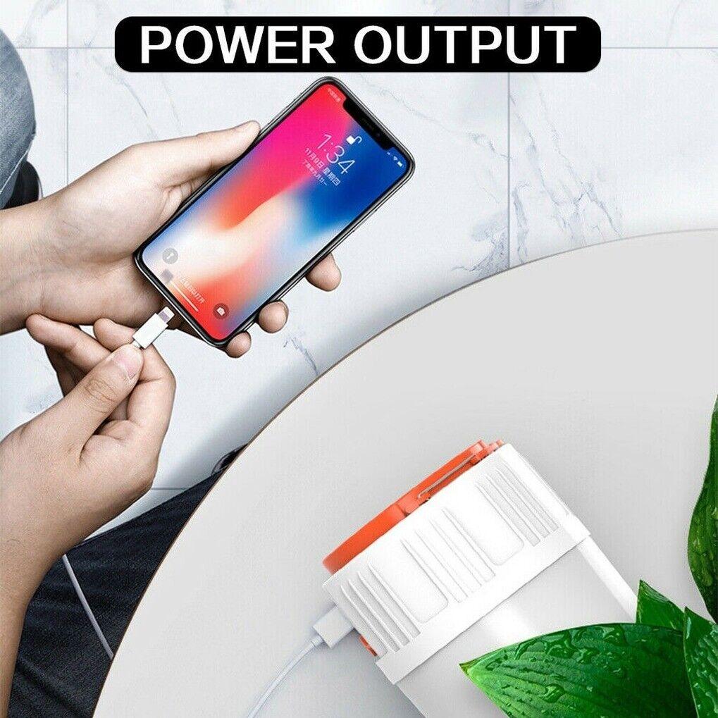 Lights for Camping Tents - Solar 42LEDs Camping Light Tent Lamp USB Rechargeable Lantern Flashlight UK Outdoor Recreation - Tophatter Daily Deals