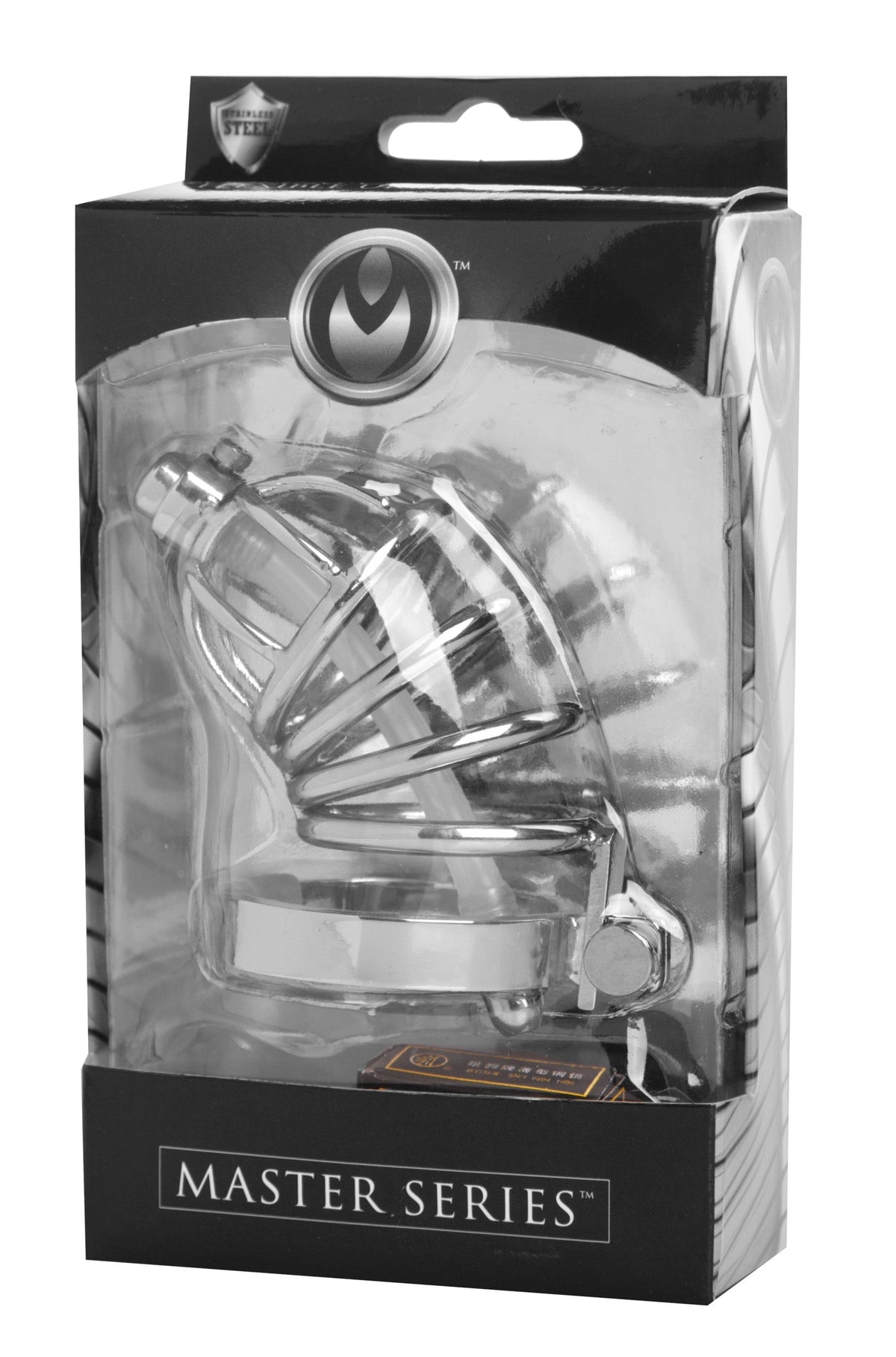 Stainless Steel Chastity Cage With Removable Silicone Urethral Plug – Penis Plug > Bondage Gear > Male Chastity - Tophatter Daily Deals