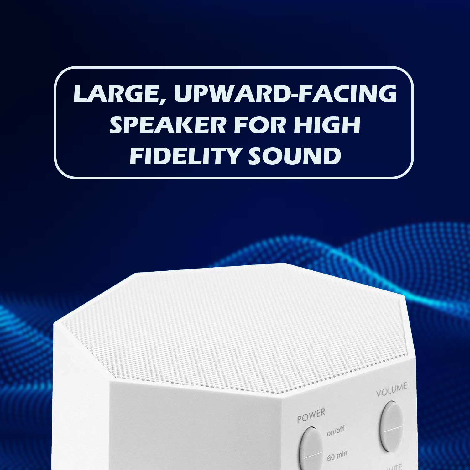 White Sound Machine – Portable Sleep Sound Device with 10 Soothing Sounds & Timer White sound machine - Tophatter Daily Deals