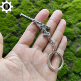 Metal Sovereign Ghost Gun Tiny KeyChain Pendant White - Tophatter Daily Deals