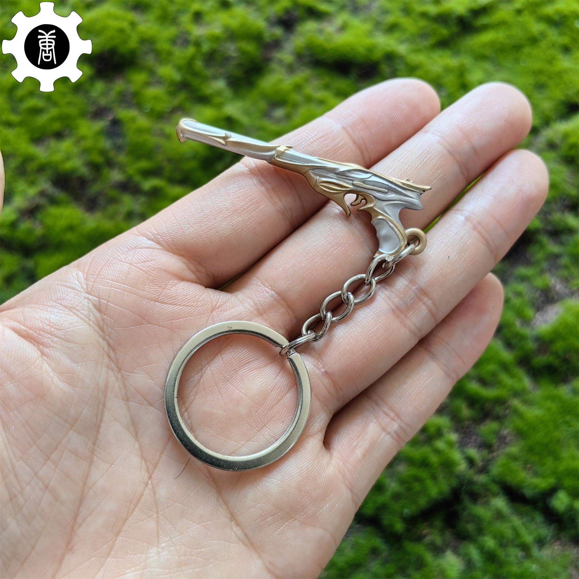 Metal Sovereign Ghost Gun Tiny KeyChain Pendant Golden - Tophatter Daily Deals