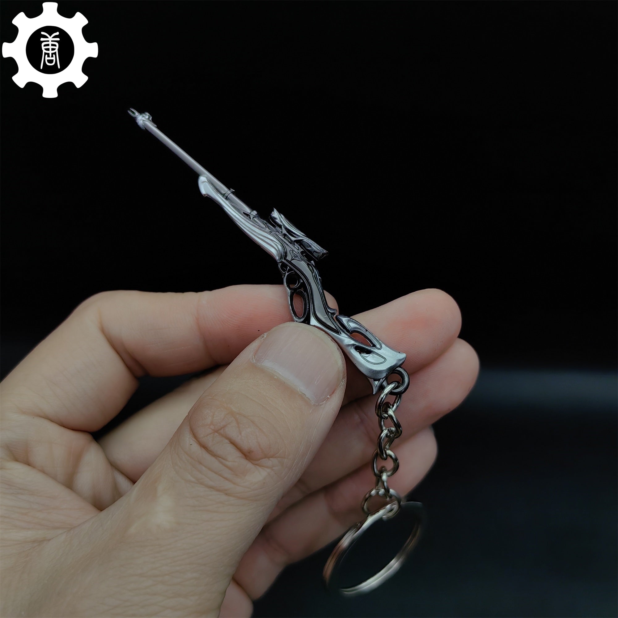 Metal Sovereign Marshal Gun Tiny KeyChain Pendant - Tophatter Daily Deals