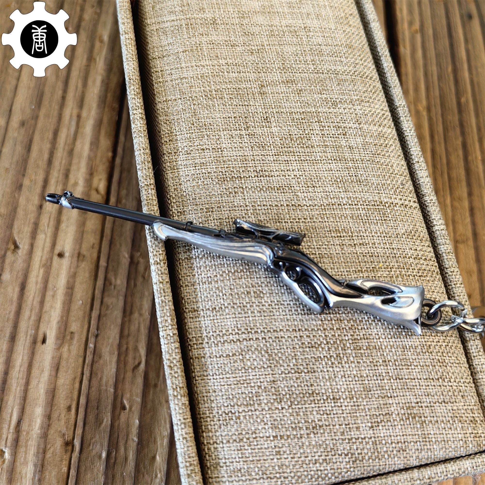 Metal Sovereign Marshal Gun Tiny KeyChain Pendant - Tophatter Daily Deals