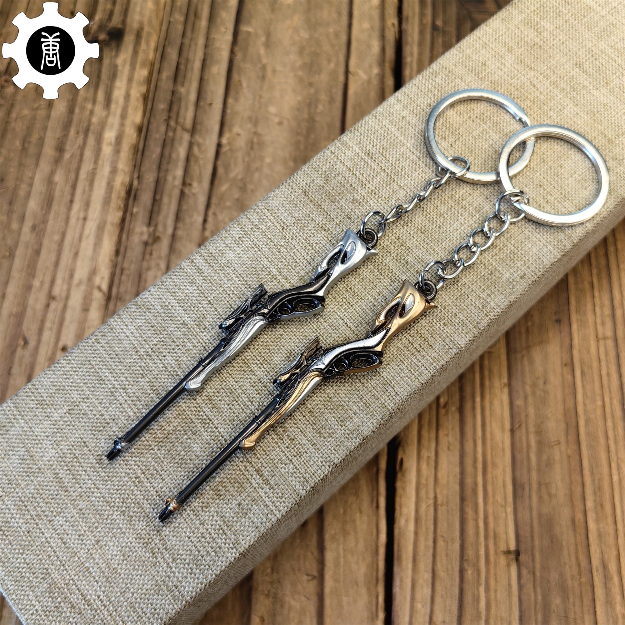 Metal Sovereign Marshal Gun Tiny KeyChain Pendant - Tophatter Daily Deals