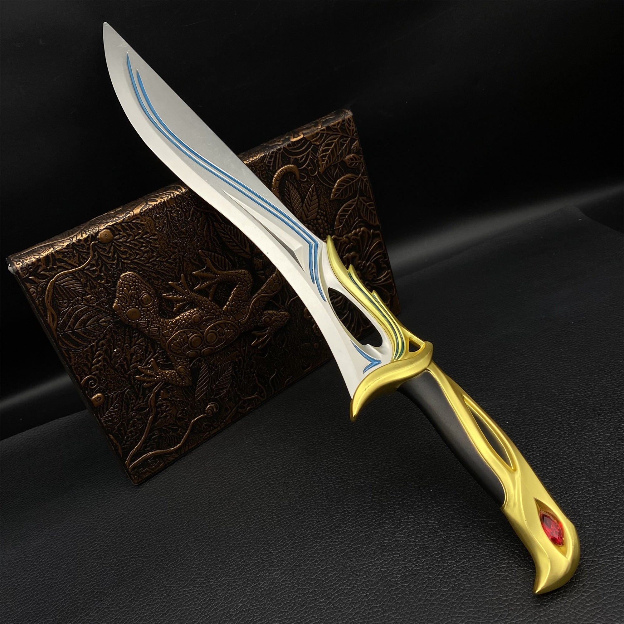 Metal Life Size Sovereign Knife Blunt Replica Elf King Sword For Collection - Tophatter Daily Deals