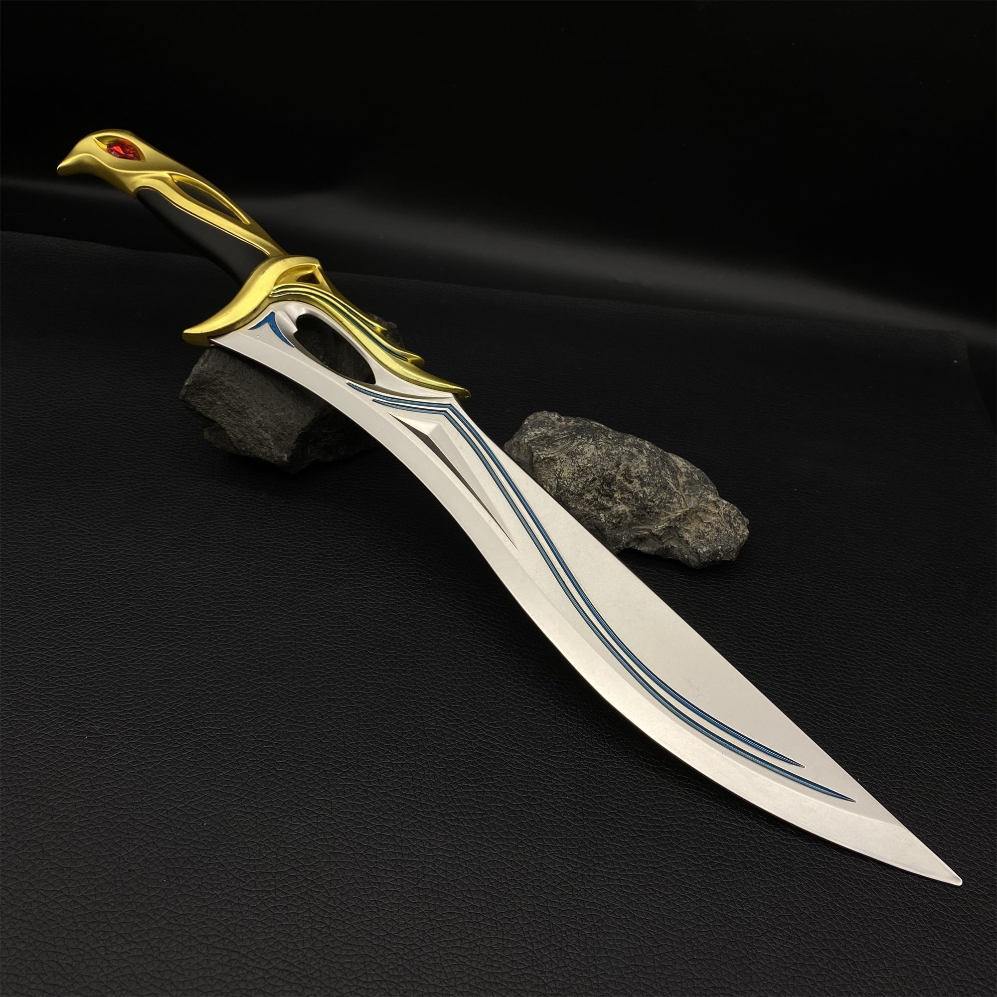 Metal Life Size Sovereign Knife Blunt Replica Elf King Sword For Collection - Tophatter Daily Deals