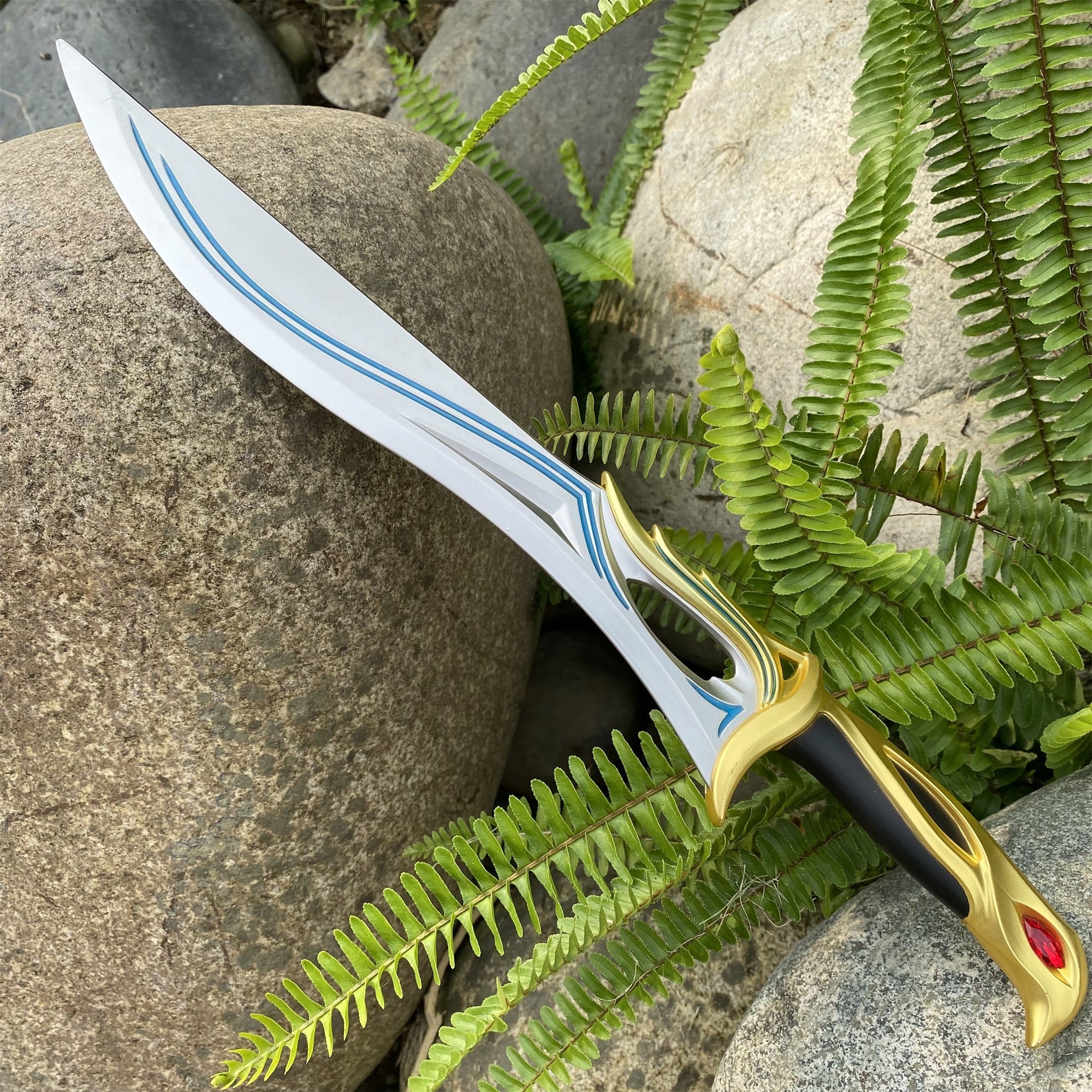 Metal Life Size Sovereign Knife Blunt Replica Elf King Sword For Collection - Tophatter Daily Deals