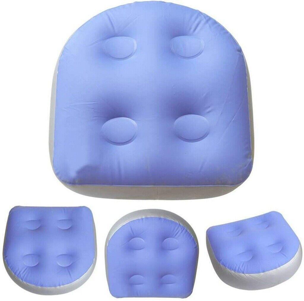 Inflatable Hot Tub Seat - 2X Home Spa Booster Seat Inflatable Cushion Hot Tub Accessories for Adults Kids Apparel & Accessories - Tophatter Daily Deals
