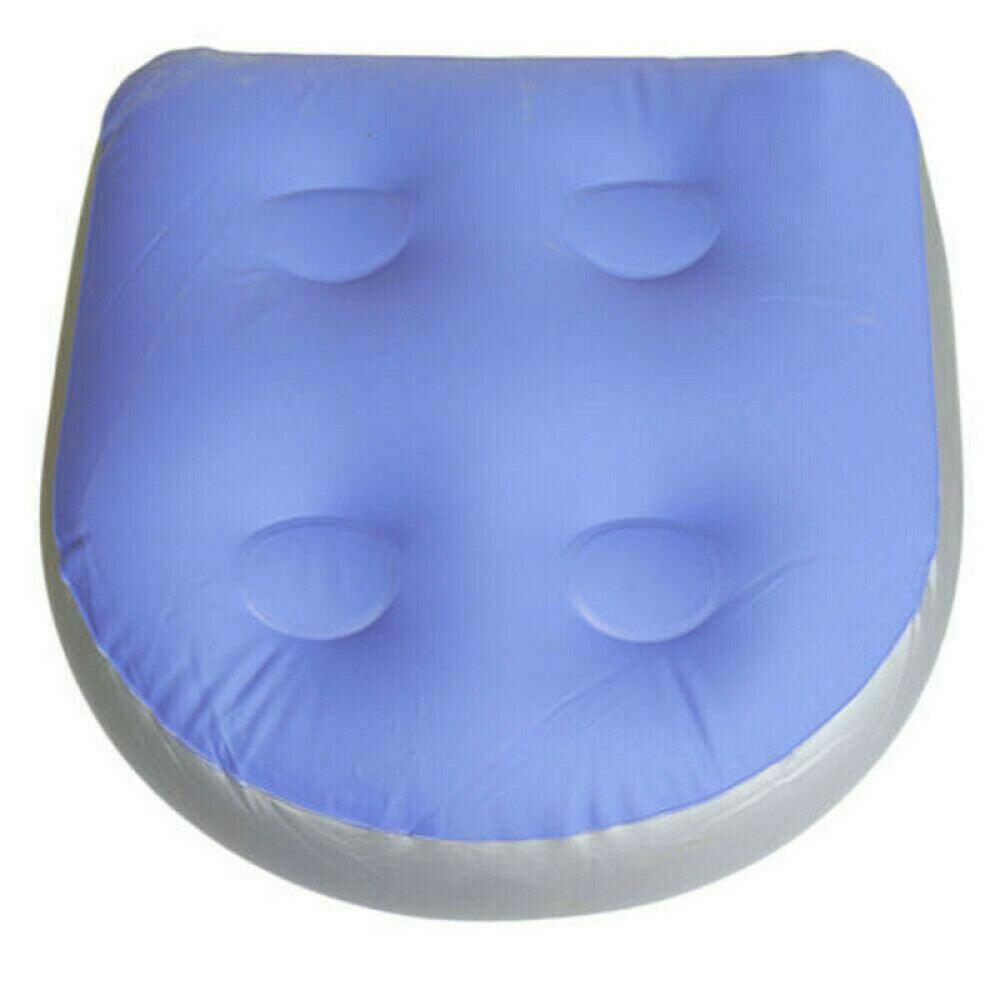 Inflatable Hot Tub Seat - 2X Home Spa Booster Seat Inflatable Cushion Hot Tub Accessories for Adults Kids Blue Apparel & Accessories - Tophatter Daily Deals