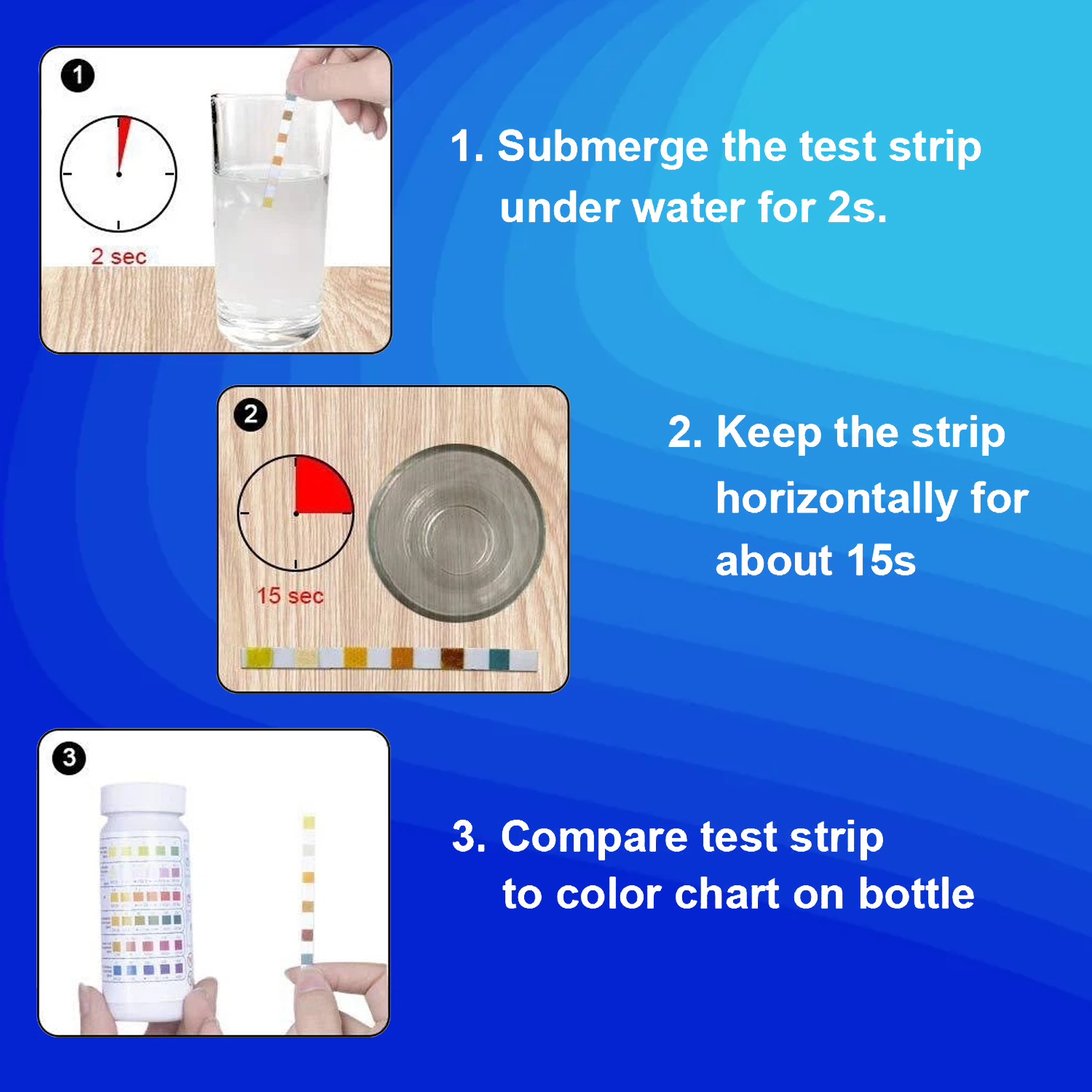 Swimming Pool Test Strips – 200PCS Chlorine Dip Test Strips Swimming Pool Water SPA Hot Tub PH Tester Paper Swimming pool test strips - Tophatter Daily Deals