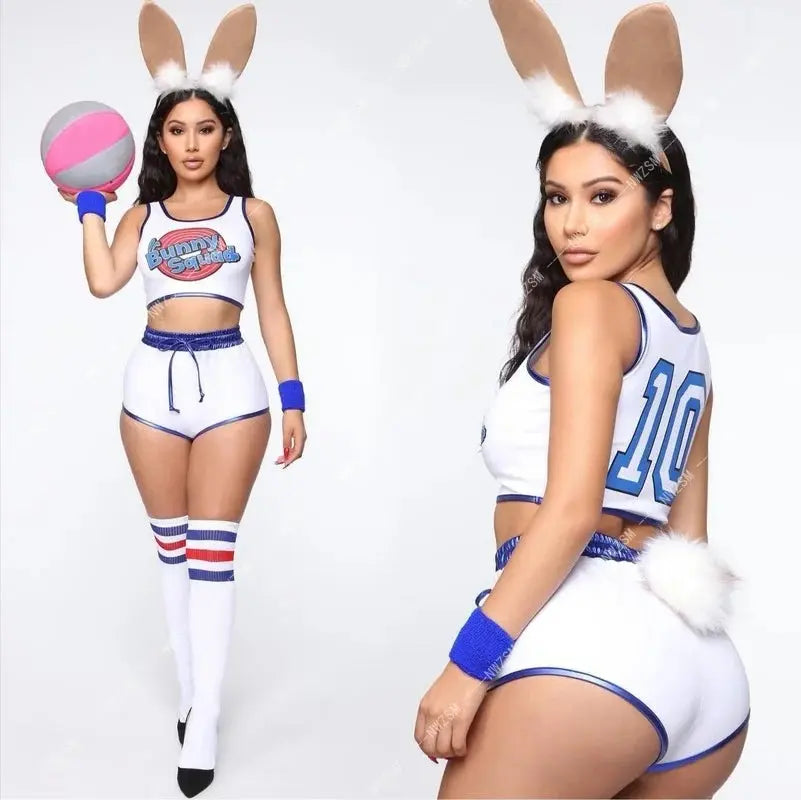 Space Lola Bunny Rabbit Cosplay Costume Rabbit Bunny Jam Costumes Women Girls Halloween Party Clothes Carnival suit - Tophatter Daily Deals