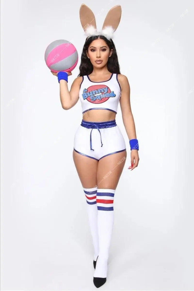 Space Lola Bunny Rabbit Cosplay Costume Rabbit Bunny Jam Costumes Women Girls Halloween Party Clothes Carnival suit - Tophatter Daily Deals