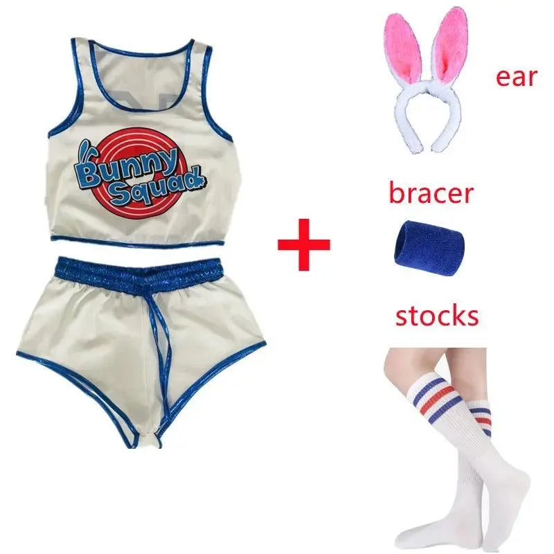 Space Lola Bunny Rabbit Cosplay Costume Rabbit Bunny Jam Costumes Women Girls Halloween Party Clothes Carnival suit 05 - Tophatter Daily Deals