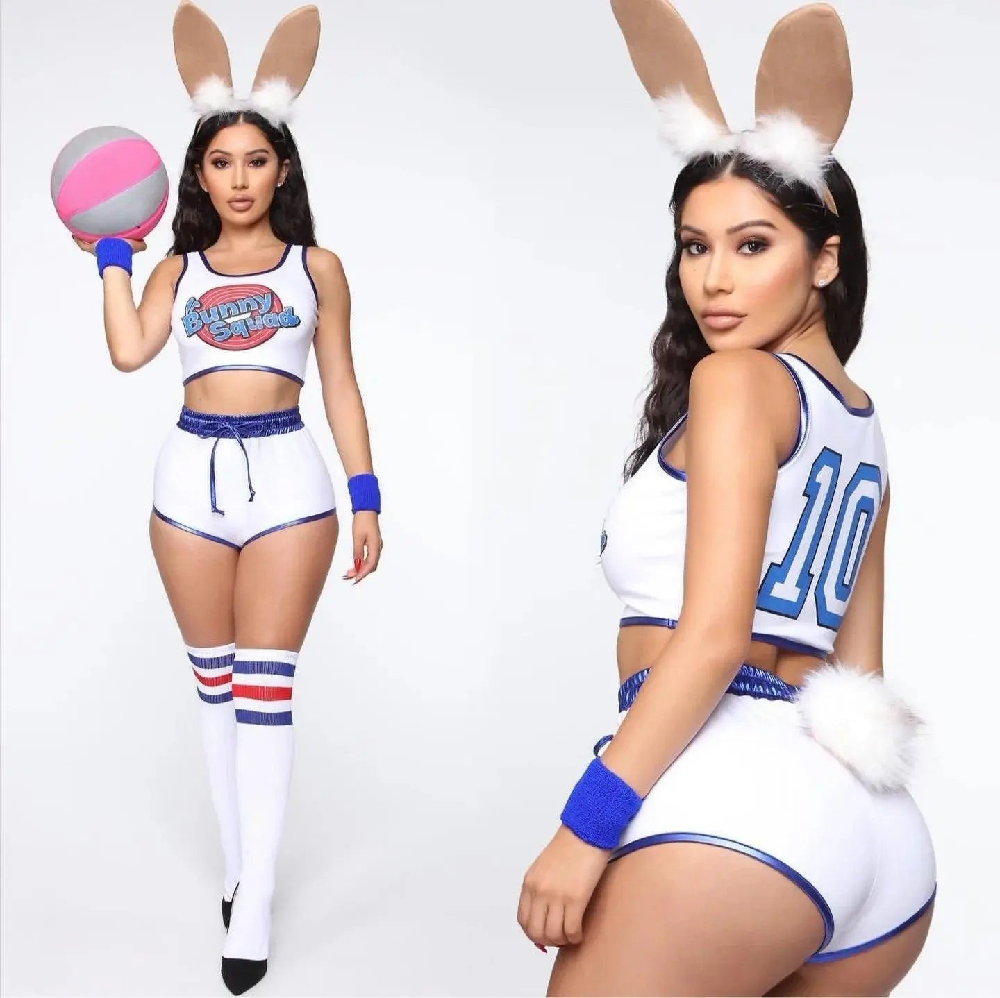 Space Lola Bunny Rabbit Cosplay Costume Rabbit Bunny Jam Costumes Women Girls Halloween Party Clothes Carnival suit - Tophatter Daily Deals