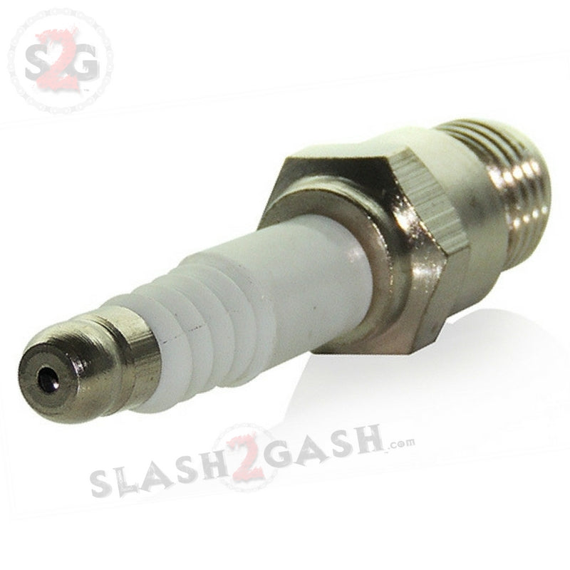 Spark Plug Pipe One Hitter with Hidden Stash - Smoking Pipe Version 1 - Smoking Pipe Smoking Accessories - Tophatter Daily Deals