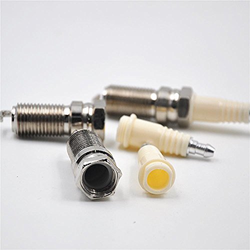 Spark Plug Pipe One Hitter with Hidden Stash - Smoking Pipe Version 2 - Hidden Stash (storage only) Smoking Accessories - Tophatter Daily Deals