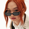 TopFoxx Sparkle In Your Eye - Women's Black Sunglasses Sunglasses - Tophatter Daily Deals