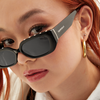 TopFoxx Sparkle In Your Eye - Women's Black Sunglasses Sunglasses - Tophatter Daily Deals
