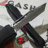S2G Tactical Spartan D/A OTF Automatic Knife - Damascus Tanto Serrated Knife-OTF - Tophatter Daily Deals