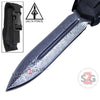 S2G Tactical Spartan D/A OTF Automatic Knife - Damascus Spear Serrated Knife-OTF - Tophatter Daily Deals