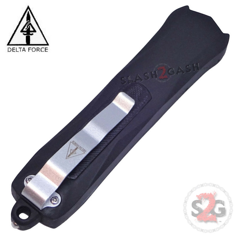 S2G Tactical Spartan D/A OTF Automatic Knife - Damascus Spear Serrated Knife-OTF - Tophatter Daily Deals