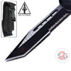 Delta Force Spartan OTF Knife D/A Switchblade - Tanto Warrior Serrated Knife-OTF - Tophatter Daily Deals