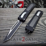 Spartan OTF Knife D/A Automatic 7" Small w/ Carbon Fiber - Tanto Ser Tanto Plain Edge Knife-OTF - Tophatter Daily Deals